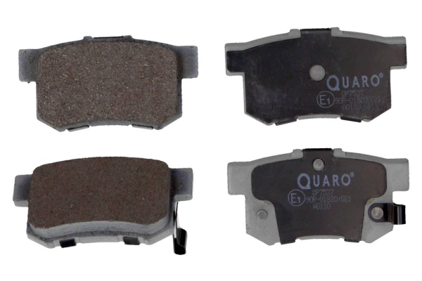 Комплект тормозных колодок дисковый тормоз QUARO QP7537