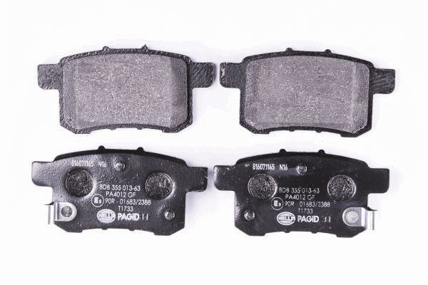 Комплект тормозных колодок дисковый тормоз HELLA/BEHR/PAGID 8DB 355 013-631