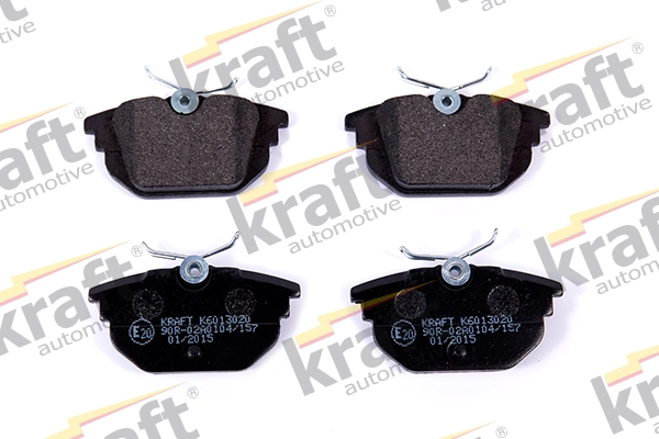 Комплект тормозных колодок дисковый тормоз KRAFT AUTOMOTIVE 6013020