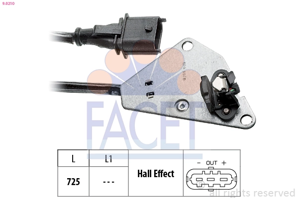 Датчик положение распределительного вала made in italy - oe equivalent FACET 9.0210