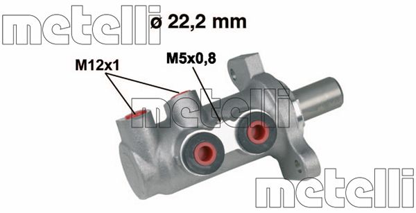 Главный тормозной цилиндр METELLI 05-0294