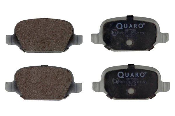 Комплект тормозных колодок дисковый тормоз QUARO QP7589
