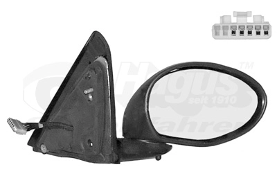 Наружное зеркало hagus VAN WEZEL 0147818