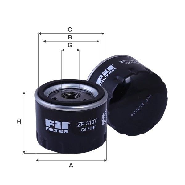Масляный фильтр FIL FILTER ZP 3107