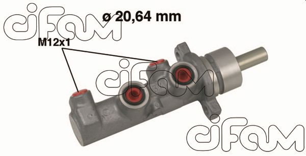 Главный тормозной цилиндр CIFAM 202-644