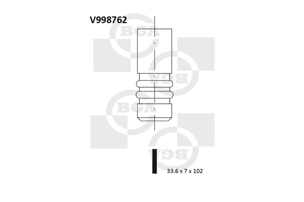 Впускной клапан BGA V998762
