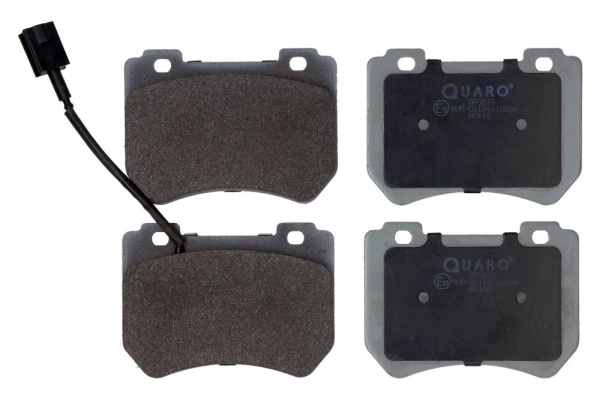 Комплект тормозных колодок дисковый тормоз QUARO QP3870