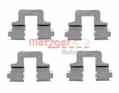 Комплектующие колодки дискового тормоза greenparts METZGER 109-1606