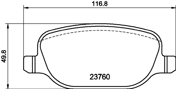 Комплект тормозных колодок дисковый тормоз HELLA/BEHR/PAGID 8DB 355 018-771