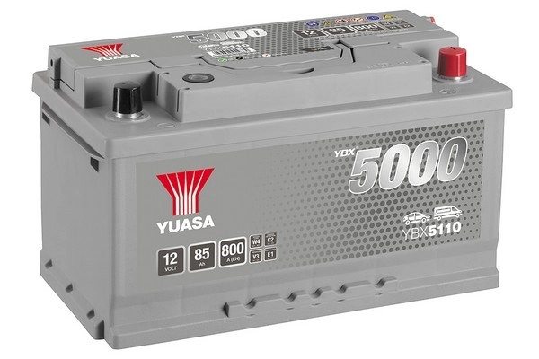 Стартерная аккумуляторная батарея ybx5000 silver high performance smf batteries YUASA YBX5110