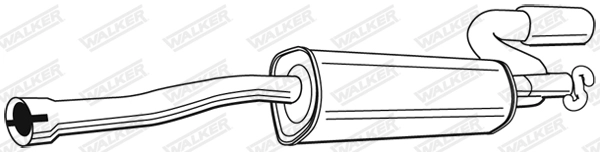 Глушитель выхлопных газов конечный WALKER PRODUCTS 18981