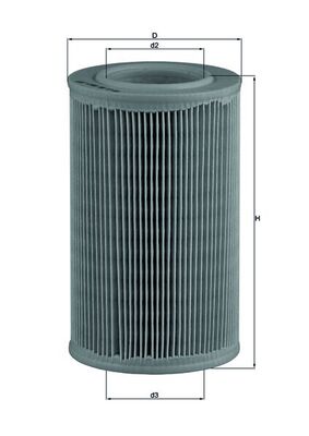 Воздушный фильтр MAHLE/KNECHT LX 55