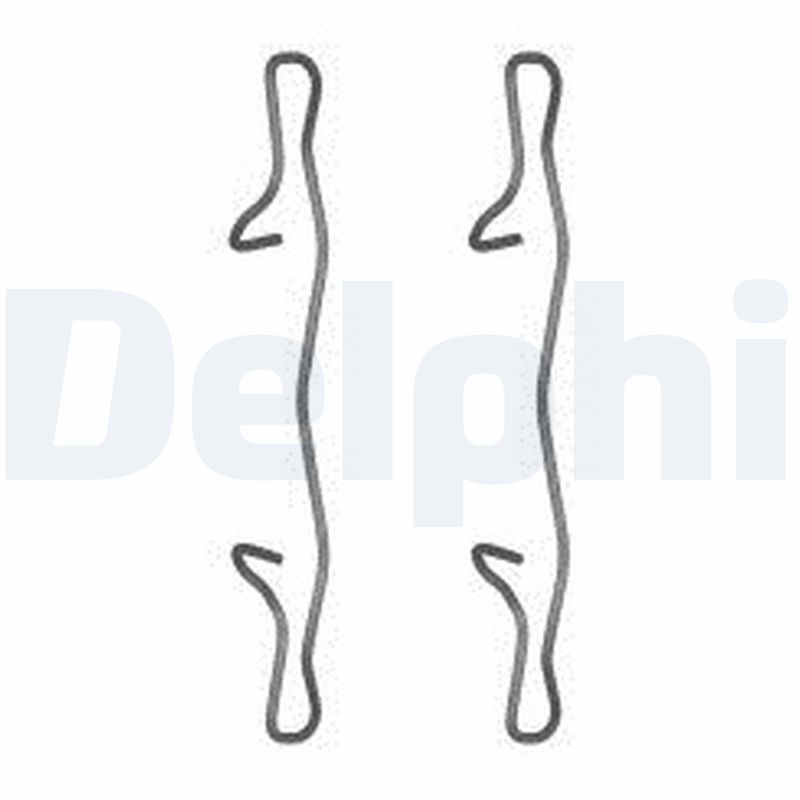 Комплектующие колодки дискового тормоза DELPHI LX0571
