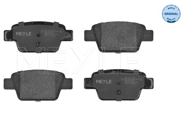 Комплект тормозных колодок дисковый тормоз meyle-original true to oe. MEYLE 025 237 1415