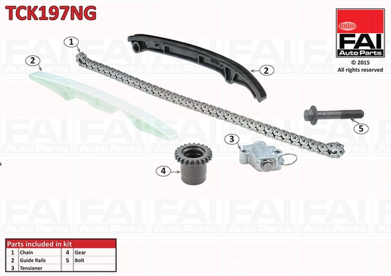 Комплект цели привода распредвала FAI AUTOPARTS TCK197NG