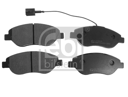 Комплект тормозных колодок дисковый тормоз FEBI BILSTEIN 116012
