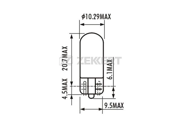 Лампа накаливания фонарь указателя поворота ZEKKERT LP-1115
