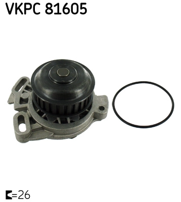 Водяной насос охлаждение двигателя SKF VKPC 81605