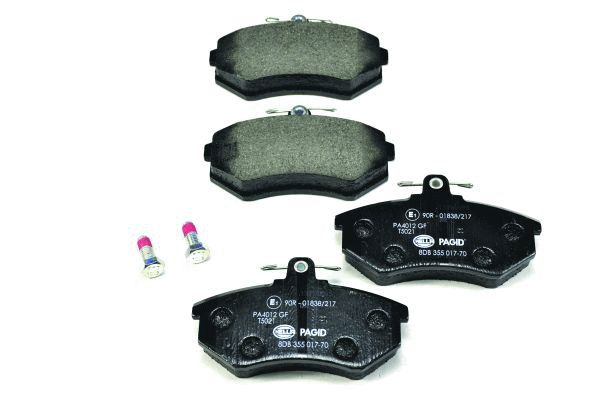 Комплект тормозных колодок дисковый тормоз HELLA/BEHR/PAGID 8DB 355 017-701