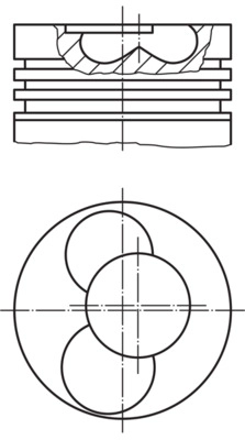 Поршень MAHLE/KNECHT 030 40 12