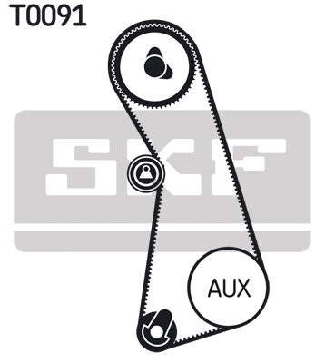 Комплект ремня грм SKF VKMA 01003
