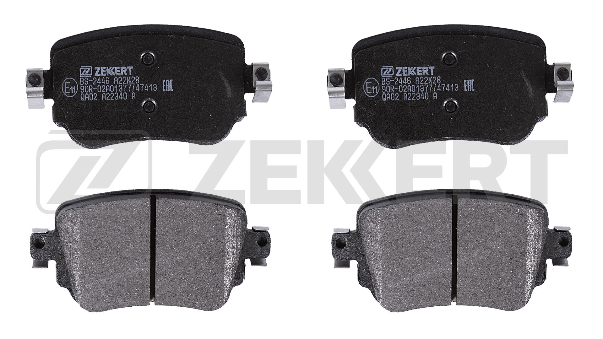 Комплект тормозных колодок дисковый тормоз ZEKKERT BS-2446
