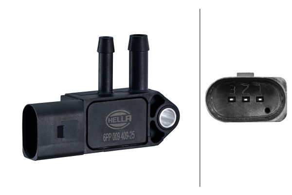 Датчик давление выхлопных газов HELLA/BEHR/PAGID 6PP 009 409-251