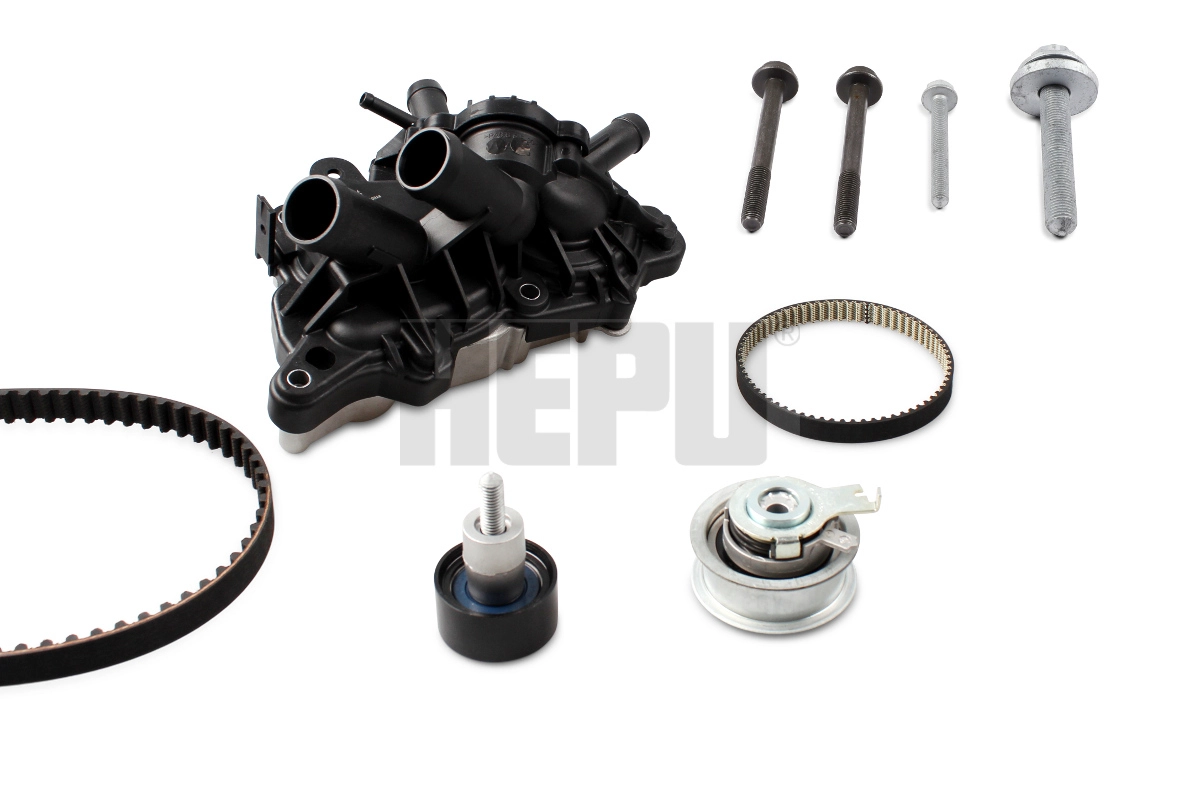 Водяной насос + комплект зубчатого ремня xt-professional HEPU PK06870