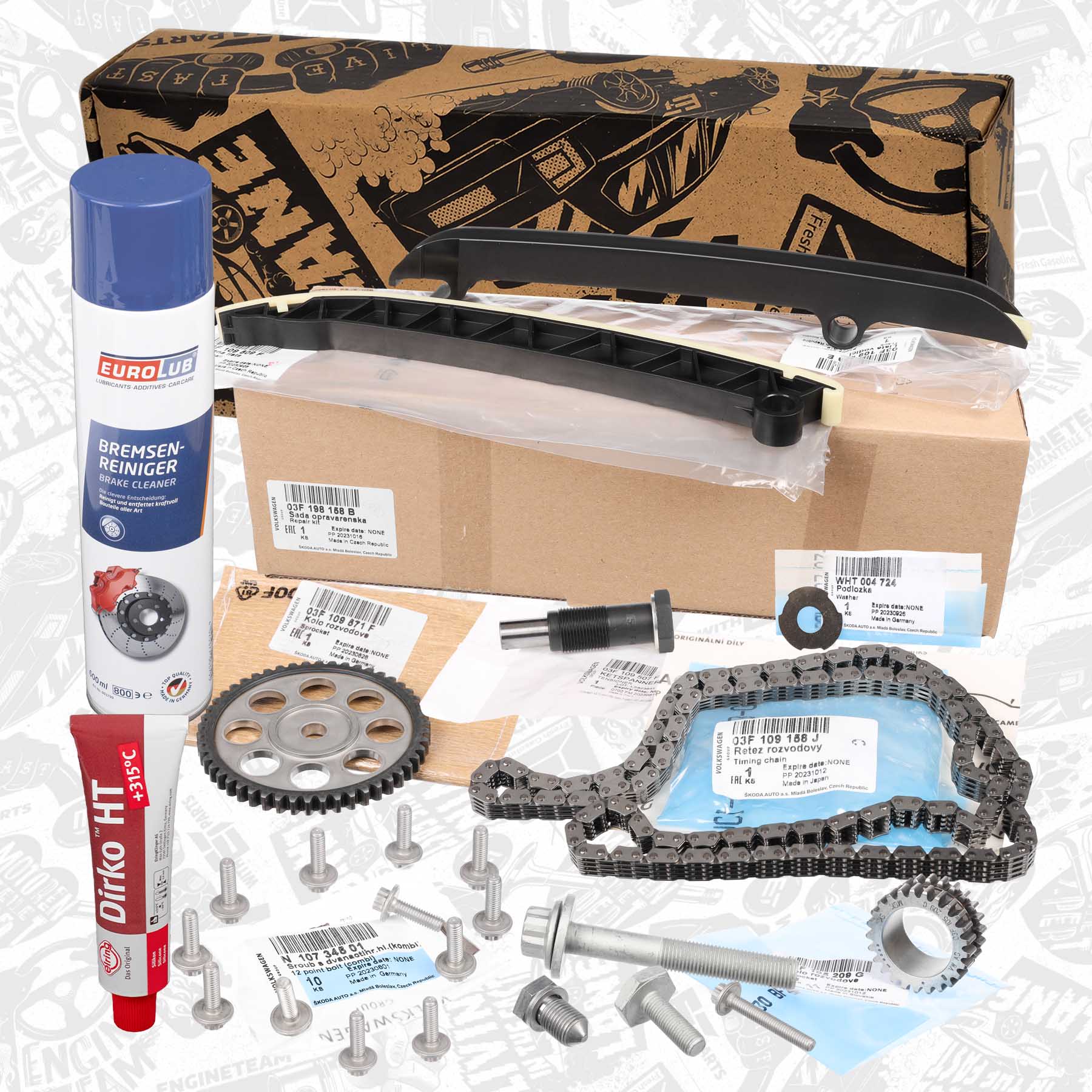 Комплект цели привода распредвала boxet service kit ET ENGINETEAM RS0042