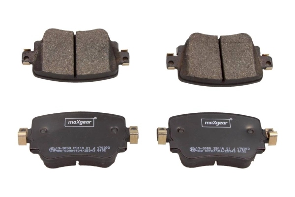 Комплект тормозных колодок дисковый тормоз MAXGEAR 19-3058