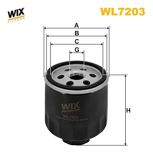 Масляный фильтр WIX WL7203