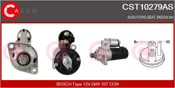 Стартер brand new hq CASCO CST10279AS