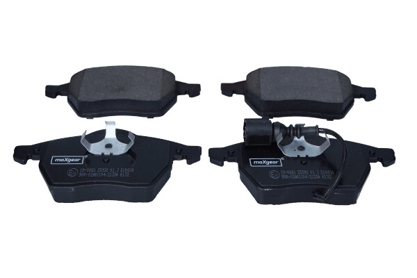 Комплект тормозных колодок дисковый тормоз MAXGEAR 19-0661