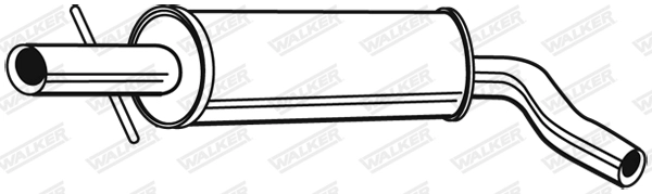Средний глушитель выхлопных газов WALKER PRODUCTS 21903