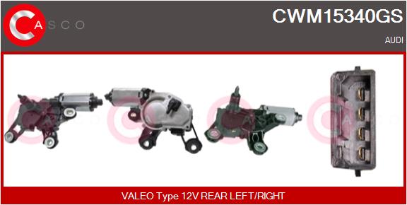 Двигатель стеклоочистителя genuine CASCO CWM15340GS
