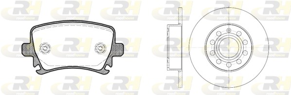 Комплект тормозов дисковый тормозной механизм dual kit ROADHOUSE 81031.01