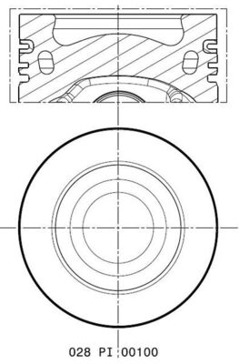 Поршень MAHLE/KNECHT 028 PI 00100 002