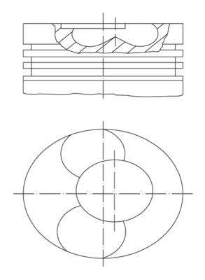 Поршень MAHLE/KNECHT 028 PI 00112 001