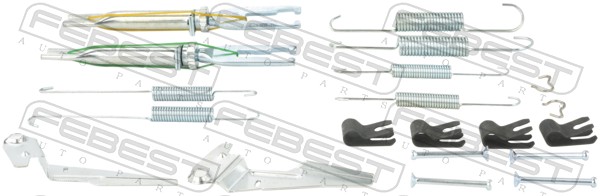 Комплектующие стояночная тормозная система FEBEST 0104-GUN125R-KIT