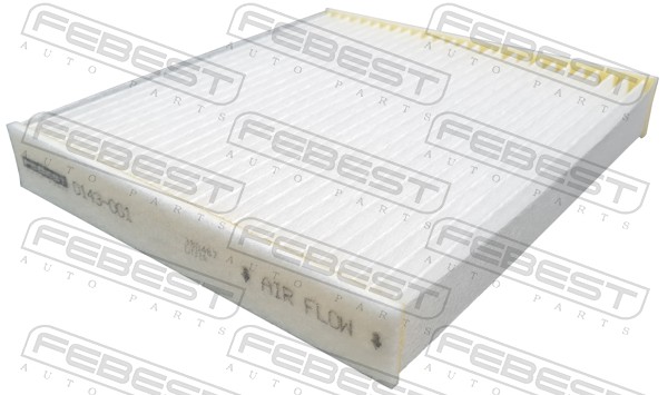 Фильтр воздух во внутренном пространстве FEBEST 0143-001