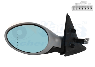 Наружное зеркало hagus VAN WEZEL 0156827