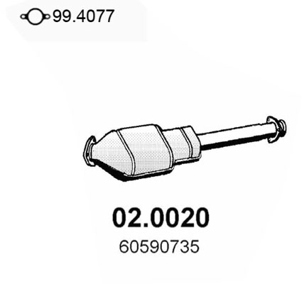 Катализатор ASSO 02.0020