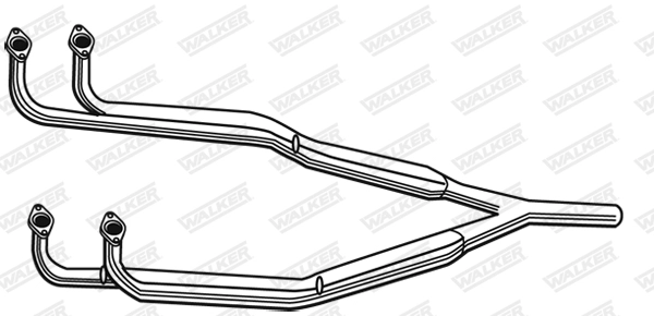 Труба выхлопного газа WALKER PRODUCTS 02181