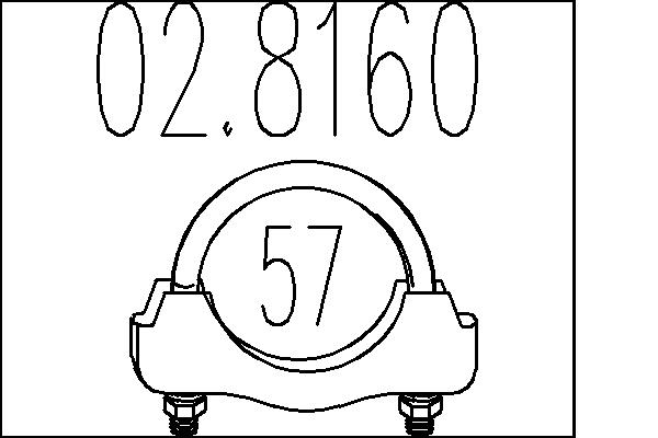 Соединительные элементы система выпуска MTS 02.8160