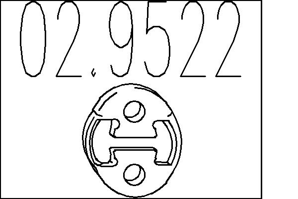Буфер глушитель MTS 02.9522