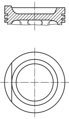 Поршень MAHLE/KNECHT 034 75 00