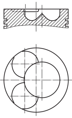 Поршень MAHLE/KNECHT 034 90 12