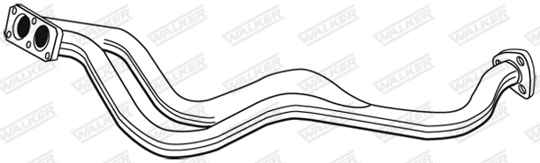 Труба выхлопного газа WALKER PRODUCTS 04296