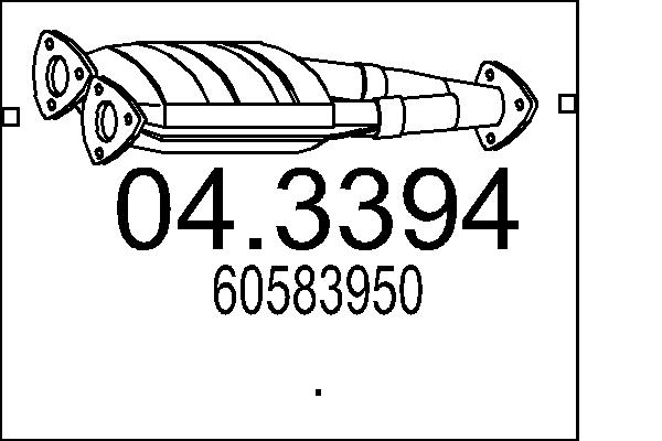Катализатор MTS 04.3394