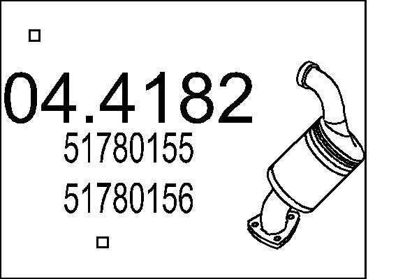 Катализатор MTS 04.4182